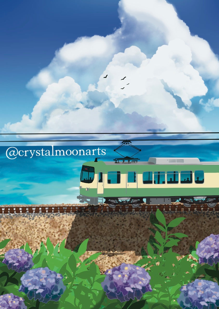 Art Print - train ride