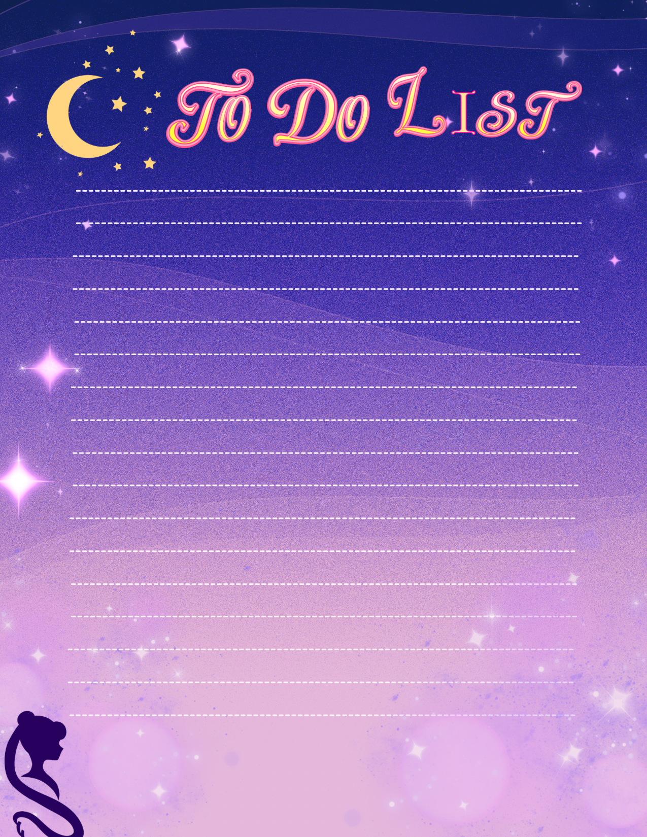 Bloco de notas Sailor Moon