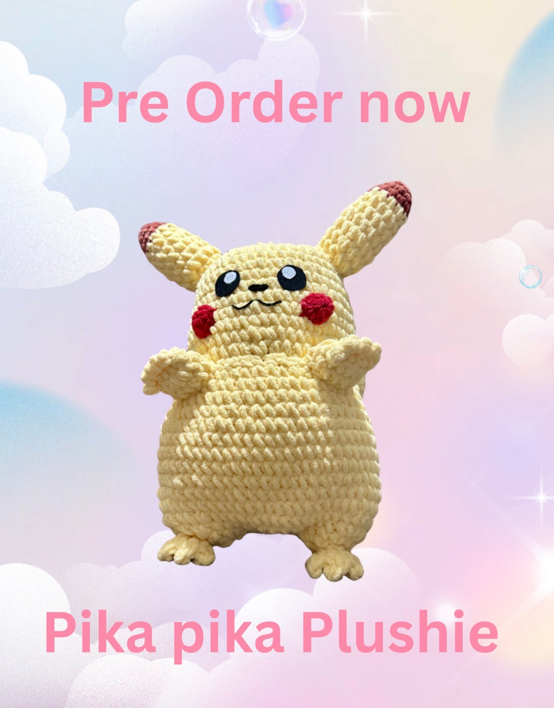 (Pre-order) Pika Pika Large Plush