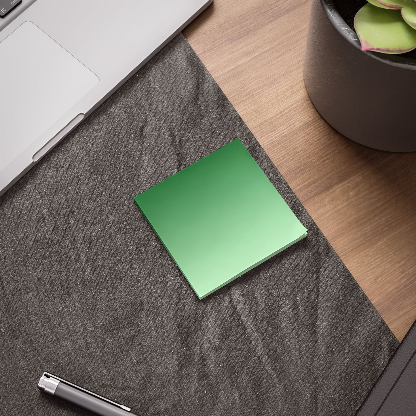Note Pads - Love Green Ombre Hue Design