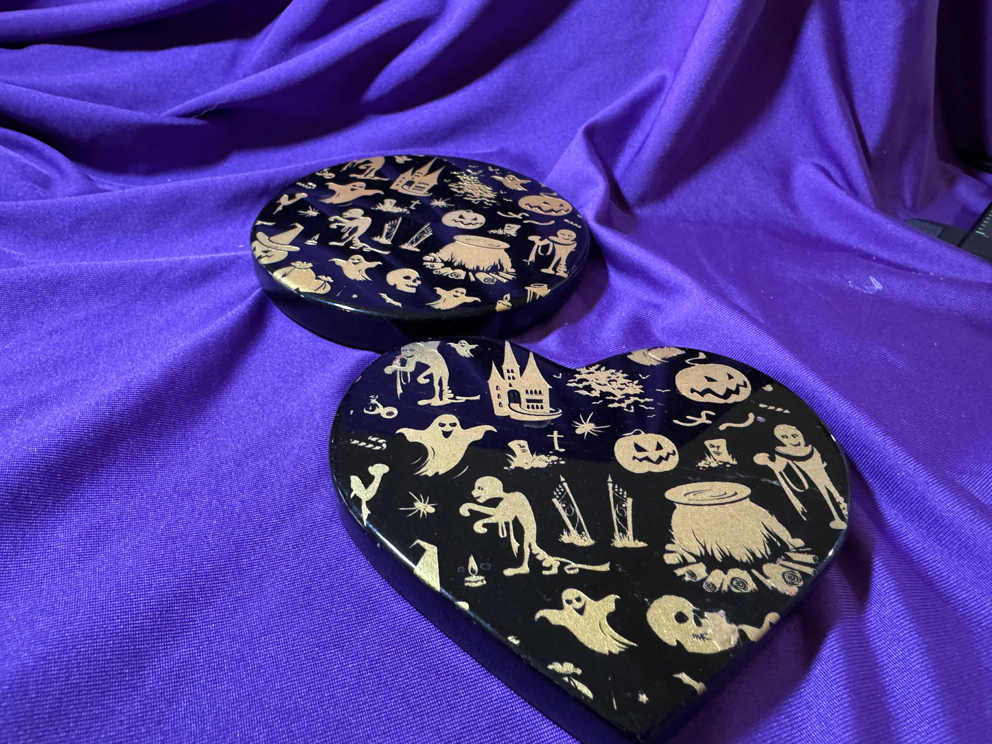 Esculturas de obsidiana de Halloween