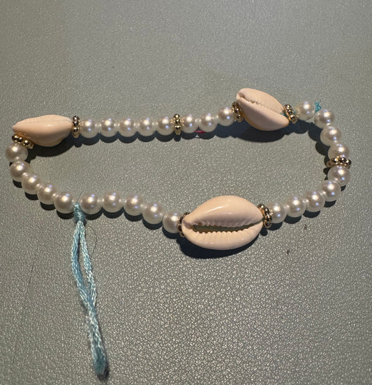 Phone Charm Pearls and Shells