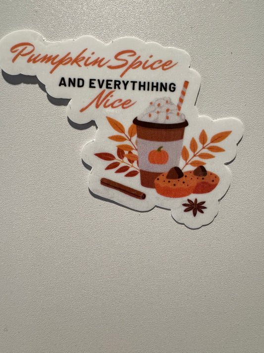 Pumpkin Spice Sticker