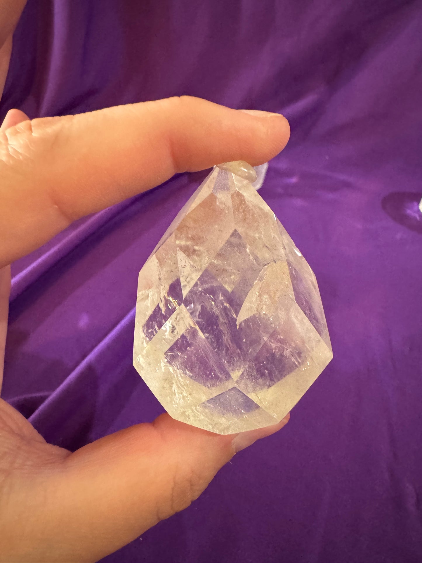 Small Clear Quartz Teardrops