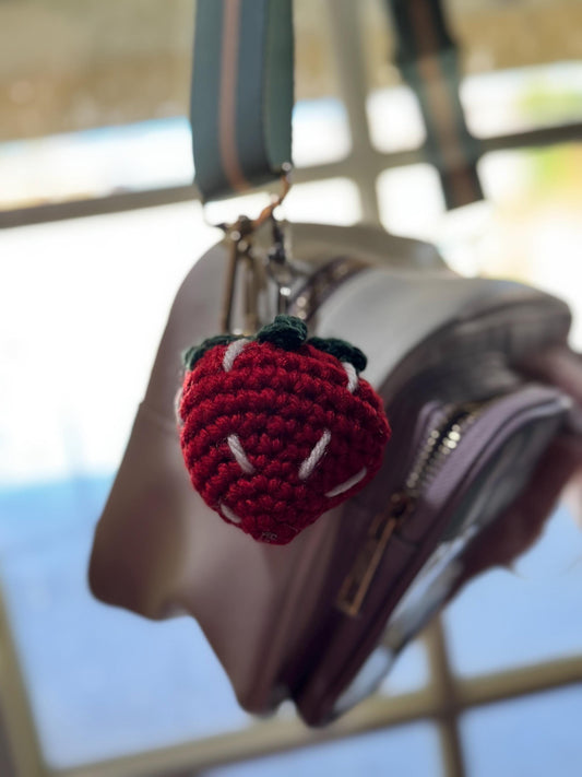 Strawberry Keychain crochet