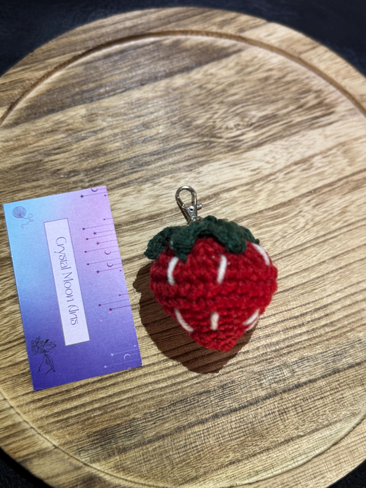 Strawberry Keychain crochet