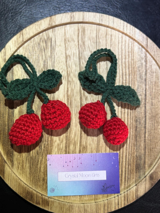 Cherry Keychain crochet