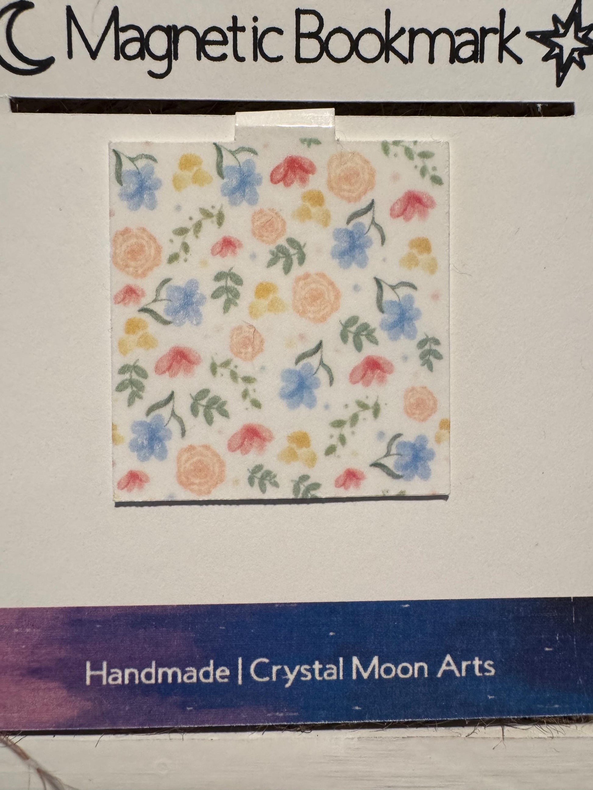 Floral Magnetic Bookmark