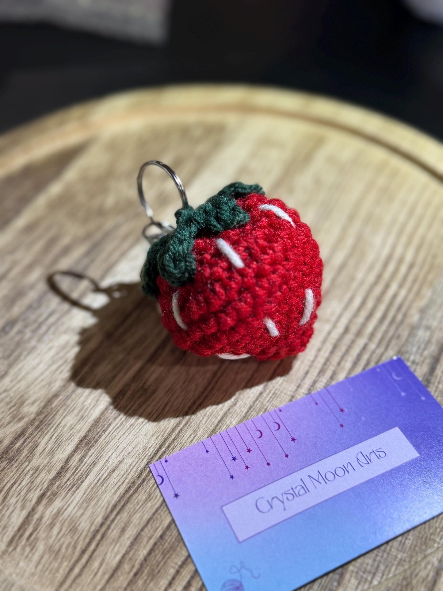 Strawberry Keychain crochet