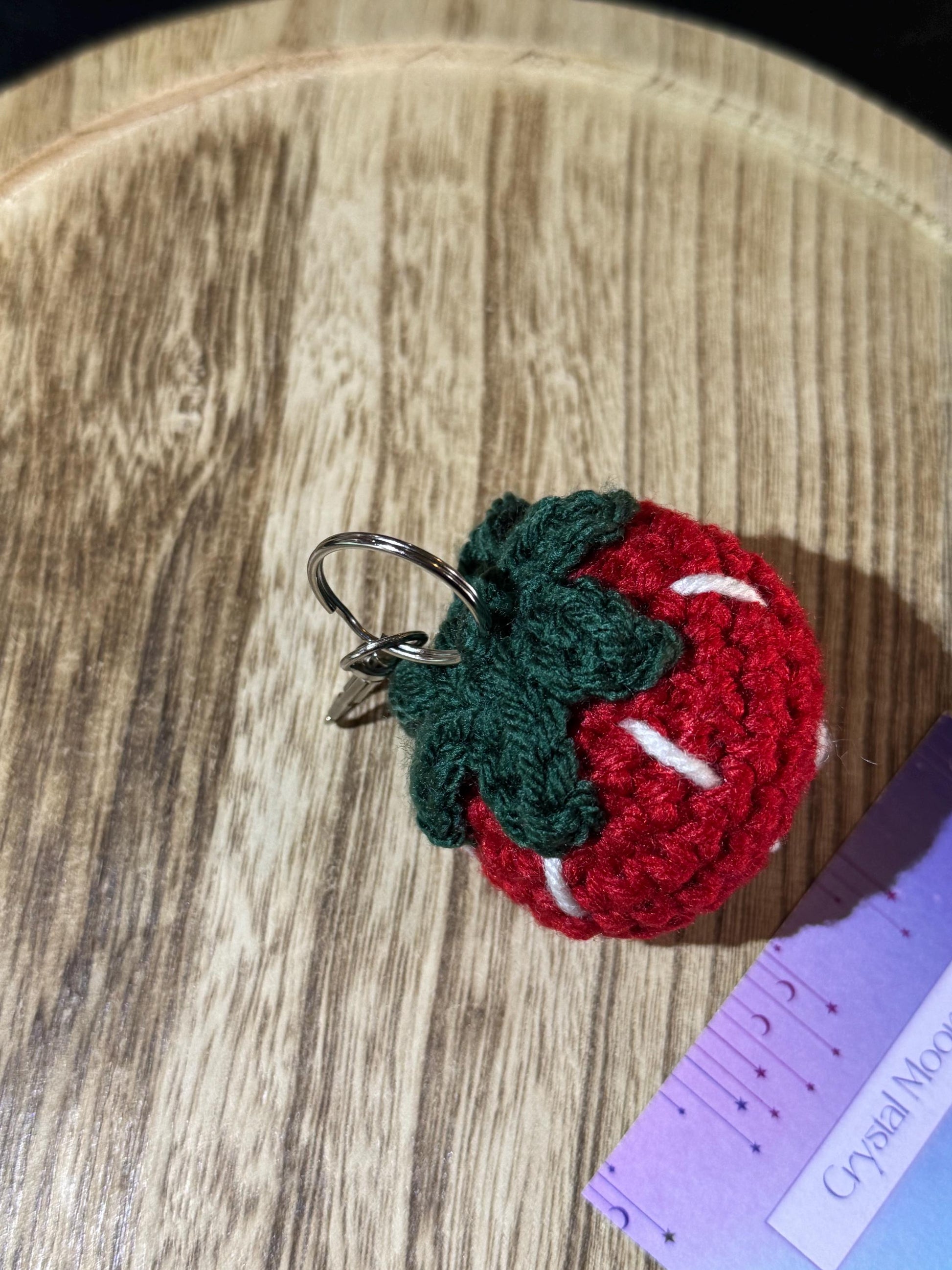 Strawberry Keychain crochet