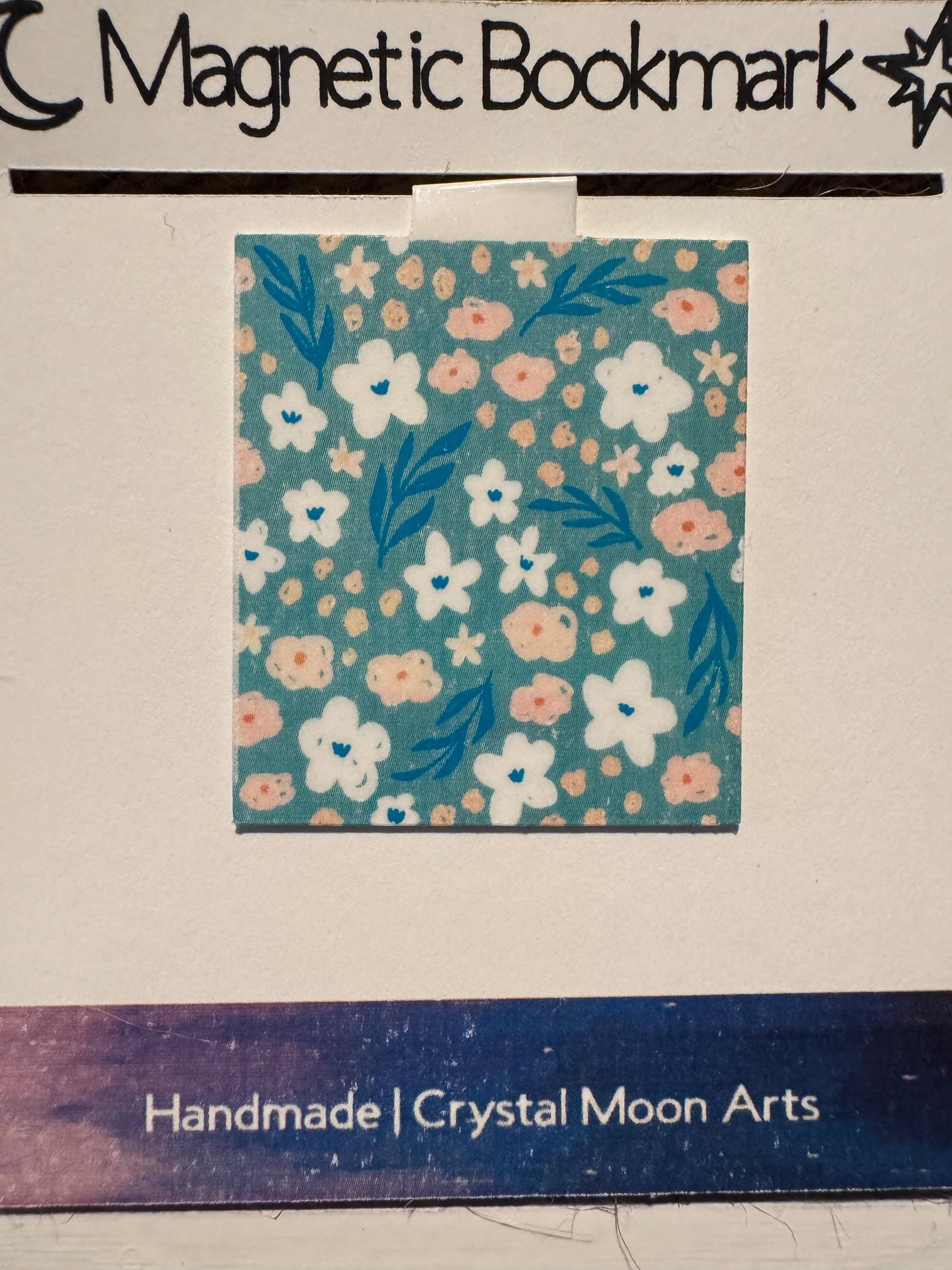 Floral Magnetic Bookmark
