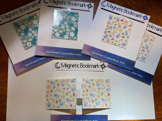 Floral Magnetic Bookmark