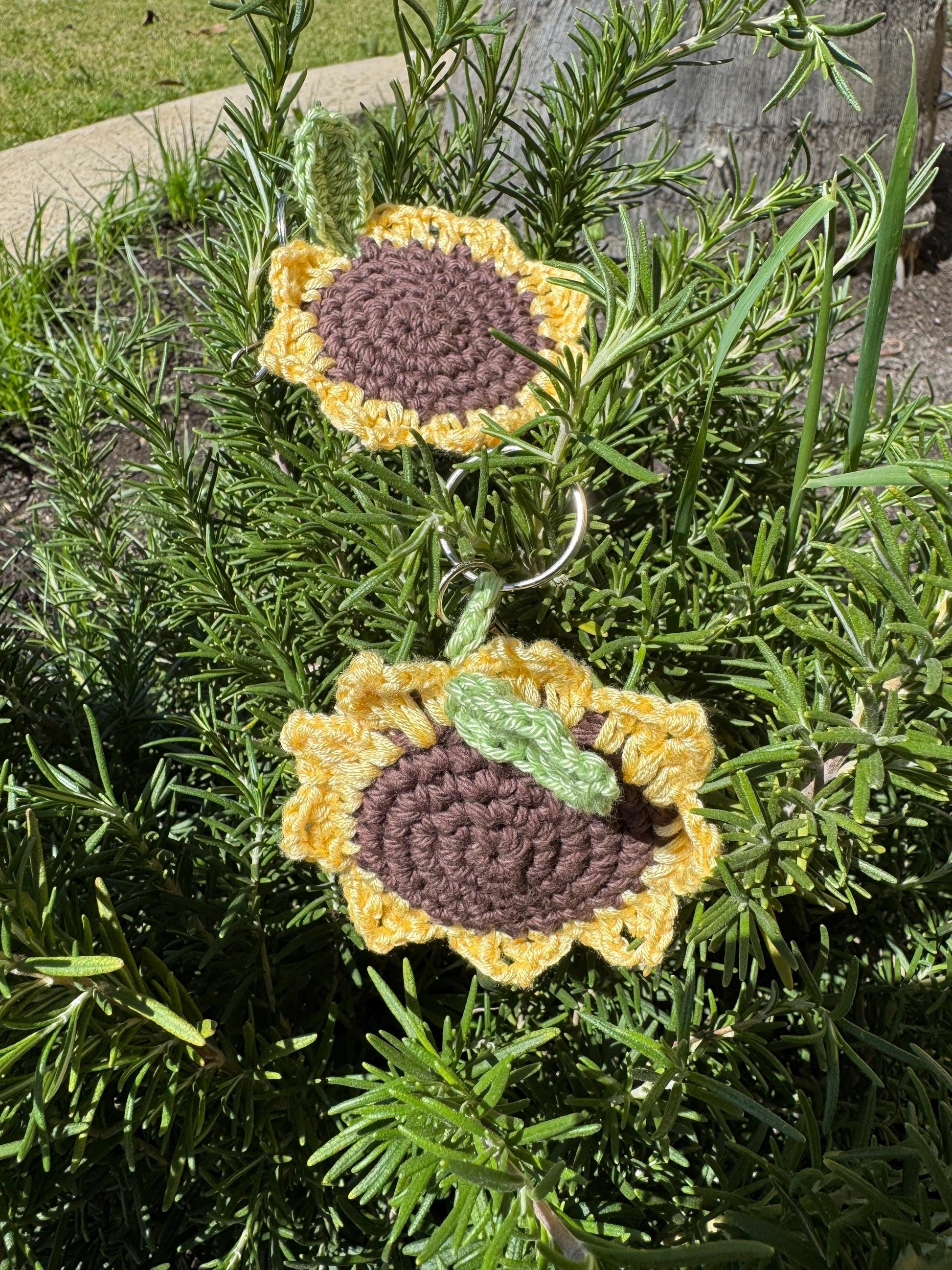 Sunflower Keychain