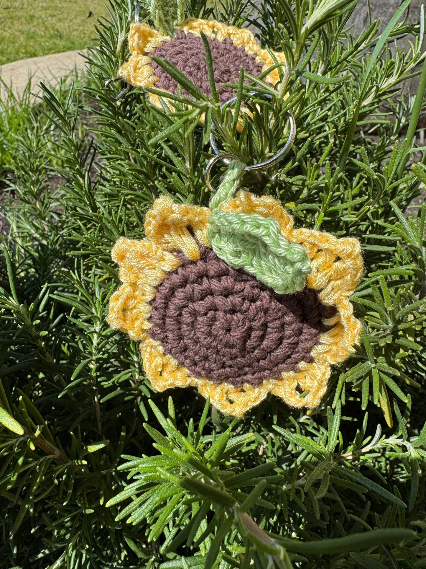Sunflower Keychain