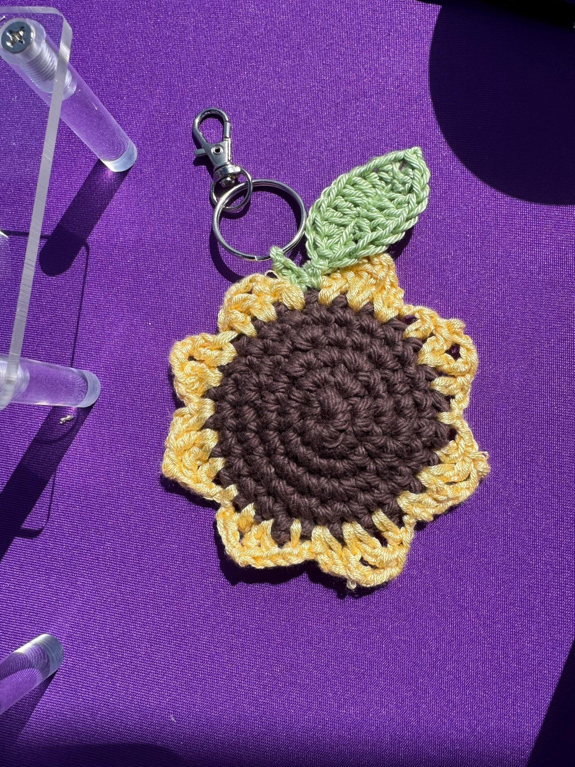 Sunflower Keychain