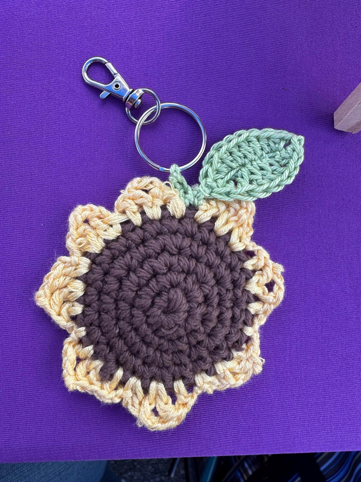 Sunflower Keychain