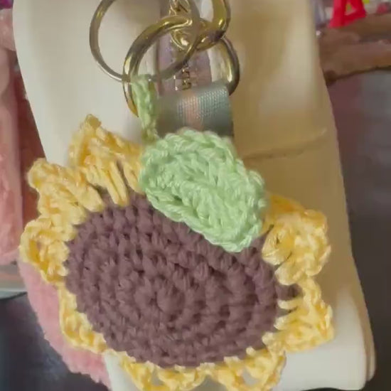 Sunflower Keychain