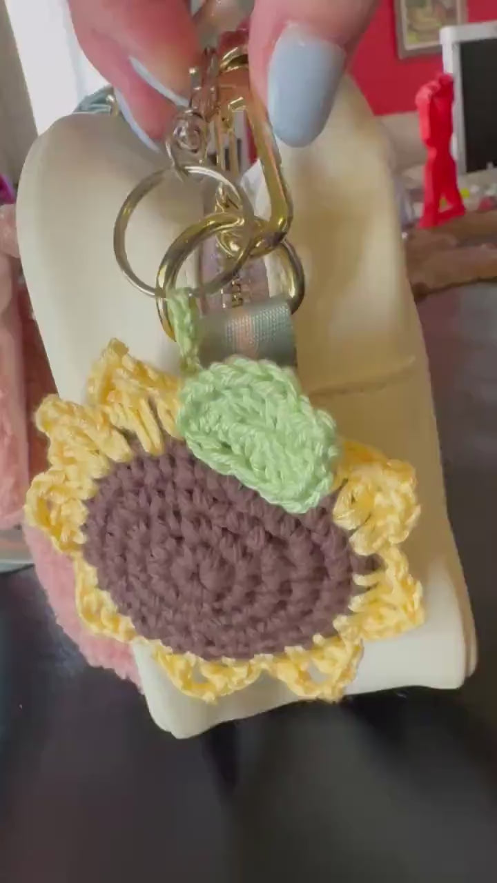 Sunflower Keychain